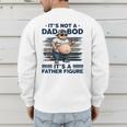 It's Not A Dad Bod It's Father Figure Fat Cat Vintage Men's Sweatshirt Back Print It's Not A Dad Bod It's Father Figure Fat Cat Vintage Men's Sweatshirt Back Print