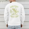 Men Here-Fishy Bass Fish Dad Fishing From Daughter Son Men's Sweatshirt Back Print Men Here-Fishy Bass Fish Dad Fishing From Daughter Son Men's Sweatshirt Back Print