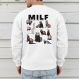 MILF Man I Love Ferrets Ferret Mom Dad Ferret Owner Men's Sweatshirt Back Print MILF Man I Love Ferrets Ferret Mom Dad Ferret Owner Men's Sweatshirt Back Print