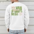 Mini Van Mega Fun Mom Dad T-Shirt Men's Sweatshirt Back Print Mini Van Mega Fun Mom Dad T-Shirt Men's Sweatshirt Back Print