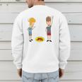 MTV Beavis And Butthead This Dad Rocks Men's Sweatshirt Back Print