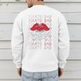Pirate Dad Skull And Crossbones Tampa Gasparilla Captain Men's Sweatshirt Back Print Pirate Dad Skull And Crossbones Tampa Gasparilla Captain Men's Sweatshirt Back Print