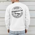 Proud Member Of The Just Resting My Eyes Club Dad Retirement Men's Sweatshirt Back Print