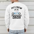 Race Car Racing Family Dada Pit Crew Birthday Party Men's Sweatshirt Back Print Race Car Racing Family Dada Pit Crew Birthday Party Men's Sweatshirt Back Print