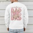 Rodeo Dad Pink Boots Coquette Cow-Girl Birthday Party Men's Sweatshirt Back Print