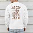 Rodeo Dad Western Cowboy Daddy Family Matching Father's Day Men's Sweatshirt Back Print