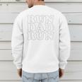 Run Dad Run Marathon Running Spectator Shirt T-Shirt Men's Sweatshirt Back Print