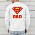 Superman Super Dad Men's Sweatshirt Back Print