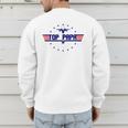 Top Papa Fathers Day Birthday For Men Dad Daddy Grandpa Men's Sweatshirt Back Print