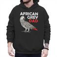 African Grey Parrot Dad Congo Bird Father Men Hoodie