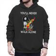 Autism Dad Support Alone Puzzle You'Ll Never Walk Men Hoodie