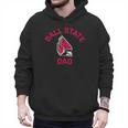 Ball State University Cardinals Arched Dad Men Hoodie