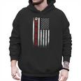 Best Dog Dad Ever American Flag For Best Father Men Hoodie