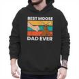 Best Moose Dad Ever Moose Men Hoodie