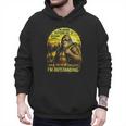 Bigfoot Outdoor Hiking Dad Joke Im Outstanding Sasquatch Men Hoodie