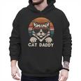 Cat Daddy Sunglasses Sunset Retro Fur Dad Papa Kitten Men Men Hoodie