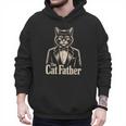 Cat Lover The CatFather Cat Dad Men Hoodie