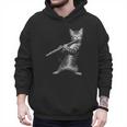 Cat Playing Flute For Cat Lover Cat Mom Cat Dad Men Hoodie