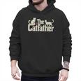 The Catfather Cat Dad Father's Day Cat Lover Men Hoodie