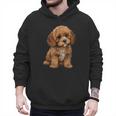 Cavapoo Breed Pet Lover Art Dog For Mom Dad Kids Men Hoodie