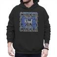 Cheer Dad Daddy Bow Sport Cheerleader Cheerleading Blue Men Hoodie
