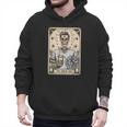 Cheer Dad Tarot Card Skeleton Cheerleading Fathers Day Men Hoodie