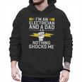 Cool Electrician For Men Dad Professional Electrician Men Hoodie