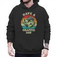 Have A Crappie Day Retro Fishing Sarcastic Dad Men Hoodie