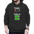 Cufflinks Battery Filled Tired Dad Low Battery Charge Men Hoodie