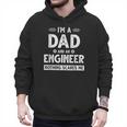 Cute Engineer Dad Men Father's Day Mechanical Engineering Men Hoodie