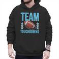 Cute Team Touchdowns Gender Reveal For Mom And Dad Men Hoodie