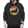 Dachshund Long Haired Dog Vintage Mom Dad Retro Men Hoodie