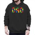Dad Of The Birthday Boy Building Blocks Bricks Builder Men Hoodie