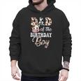 Dad Of The Birthday Boy Cow Farm 1St Birthday Boy Men Hoodie