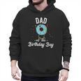 Dad Of The Birthday Boy Donut Theme Party Blue Father Men Hoodie