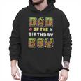 Dad Of The Birthday Boy Gamer Pixel Birthday Party Matching Men Hoodie