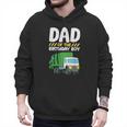 Dad Of The Birthday Boy Garbage Truck Birthday Party Men Hoodie