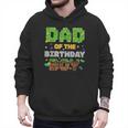 Dad Of The Birthday Boy Pixel Gamer Party Matching Family Men Hoodie