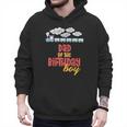 Dad Birthday Boy Train I'm 2 Two Yr Old Chugga Engine Men Hoodie