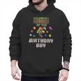 Dad Of The Birthday Boy Video Gamer Pixel Number Men Hoodie