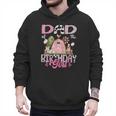 Dad Of The Birthday Girl 1St Birthday Pink Cow Farm Men Hoodie