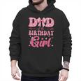 Dad Of The Birthday Girl Family Pink Coquette Bow Men Hoodie