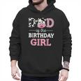 Dad Of The Birthday Girl Shirt Farm Cow Daddy Papa 1st Men Hoodie