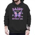 Dad Of The Birthday Girl Tie Dye Butterfly Birthday Family Men Hoodie