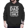 Dad Of CAMILA Father's Day Personalized Name Joke Men Hoodie