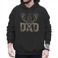 Dad Deer Hunting Camo Father Hunters Buck Camouflage Nature Men Hoodie
