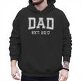 Dad Est 2017 Custom Dad Personalized Fathers Day Customized Men Hoodie