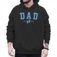 Dad Est 2026 Blue Baby Feet First Time Boy Daddy Men Hoodie