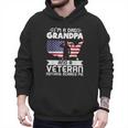 Dad Grandpa Veteran Nothing Scares Patriotic Veterans Day Men Hoodie