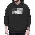 Dad The Man The Myth The Grill Master USA Flag Father's Day Men Hoodie